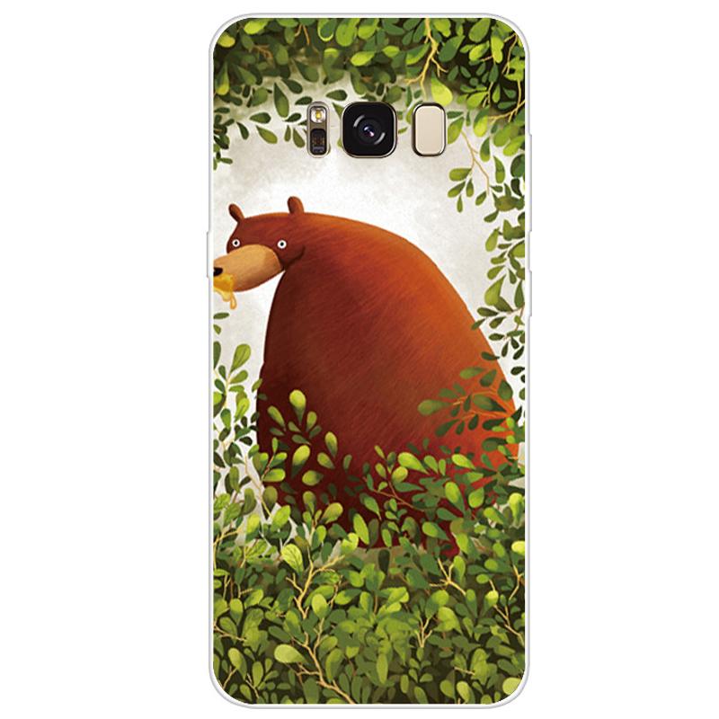 Чехол для Samsung Galaxy S8 Plus, силиконовый чехол, милый мягкий чехол из ТПУ для Samsung Galaxy S8 S 8 Plus, чехол-бампер для телефона S8Plus Coque