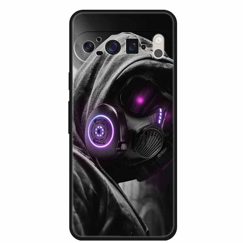 Чехол для Google Pixel 9 Pro XL 9Pro Черный силиконовый мягкий чехол для телефона Для Google Pixel9 Pro Pixel 6 7 8 Pro Задняя крышка Чехол