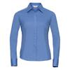 Russell Collection Ladies/Womens Long Sleeve Poly-Cotton Easy Care Fitted Poplin Shirt