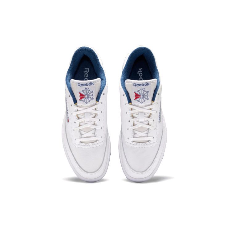 Reebok Кроссовки Club C 85 TV Удобные Повседневные Низкие Кроссовки Унисекс Белые GX5419