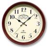 Santell Japanese-Made Retro Radio-Controlled Wall Clock (Factory) Brown DQL662-BR