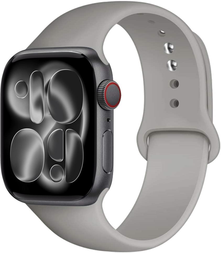 Силиконовый ремешок Для Apple Watch 11 band 44mm 40mm 49mm 45mm 41mm 38 46mm 42mm correa bracelet iWatch series 9 8 7 6 SE ultra 2 3