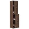 VidaXL Armoire apothicaire chêne marron 30x41x174,5 cm bois ingénierie, coffre d'apothicaire, meuble d'apothicaire, coffre à 3309633