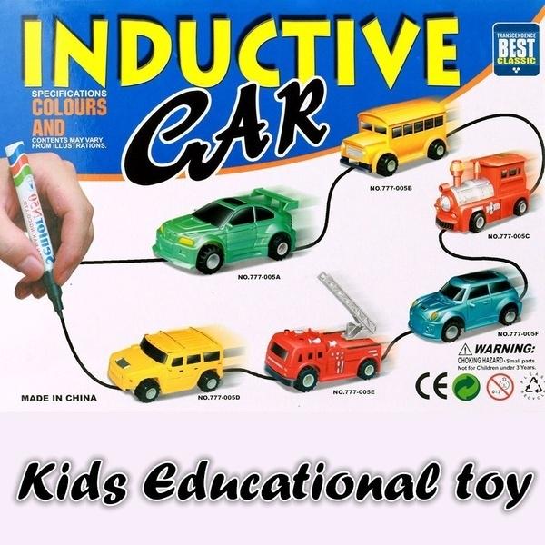 Волшебная ручка Индуктивный автомобиль Грузовик Танк Следуйте каждой нарисованной черной линии Трек Мини-игрушки Технологические транспортные средства