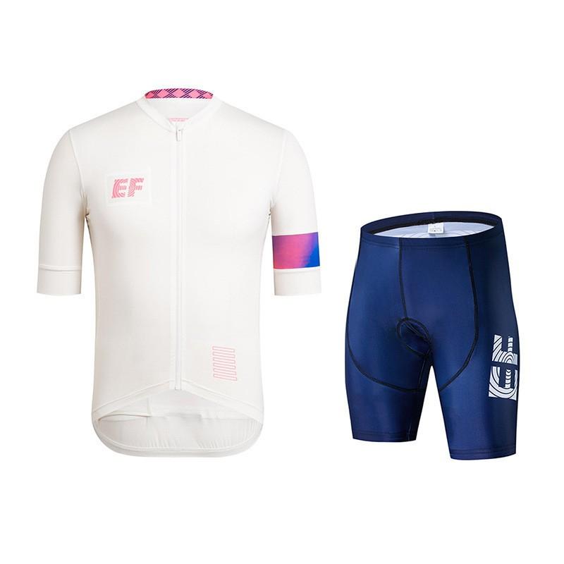 1 Men Women Cycling Jersey Bib Shorts Set Breathable Mesh Lycra Road Bike Apparel Outdoor Sports Gear
