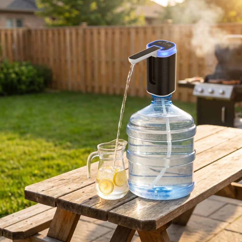 Foldable Electric Water Dispenser Powerful Pump Automatic Drinking Water Pump Water Gallon Bottle
