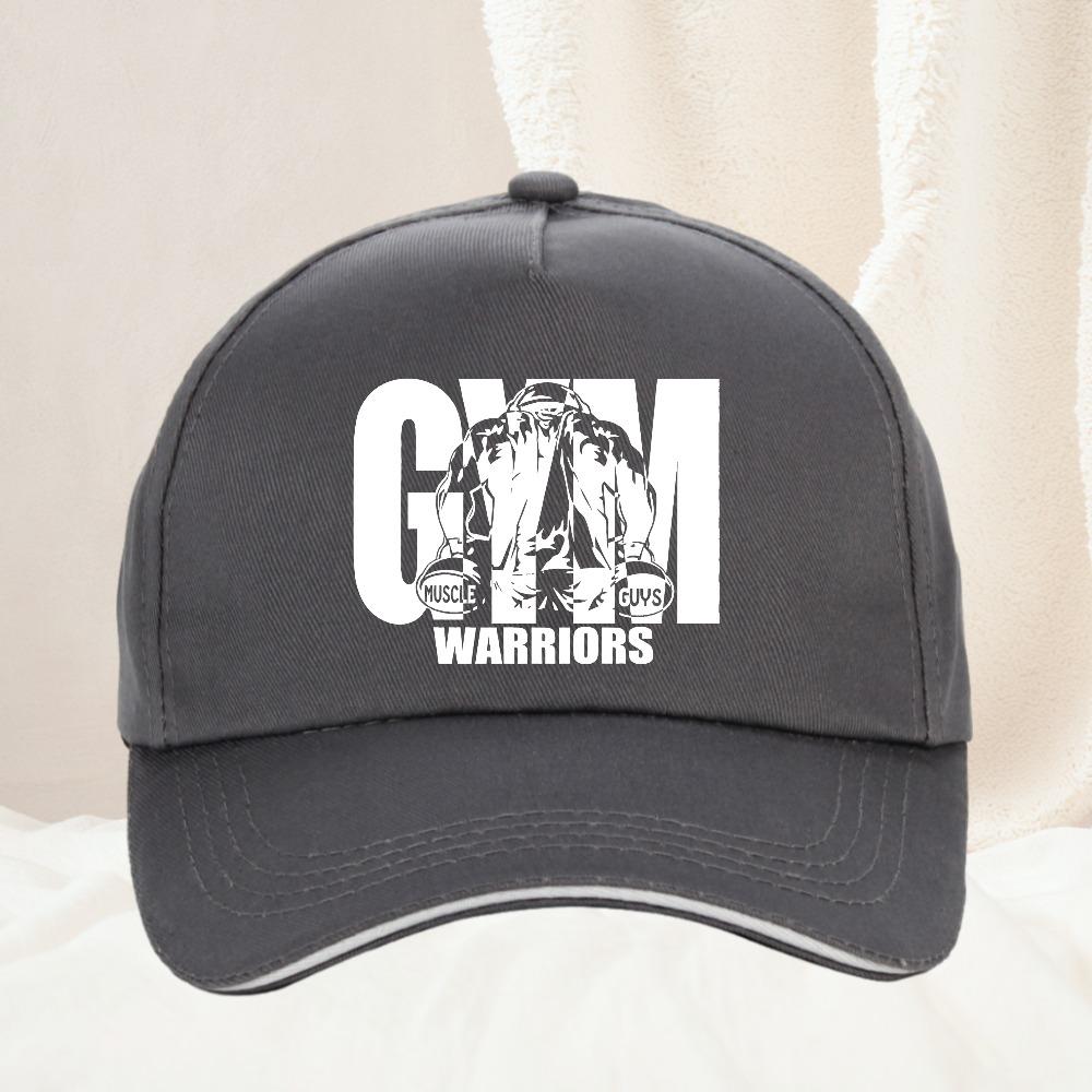Unisexs Gym Warriors Fitness Sports baseball cap Adjustable Unisex Women Gym hat Outdoor All Seasons Travel Gift Caps Hat