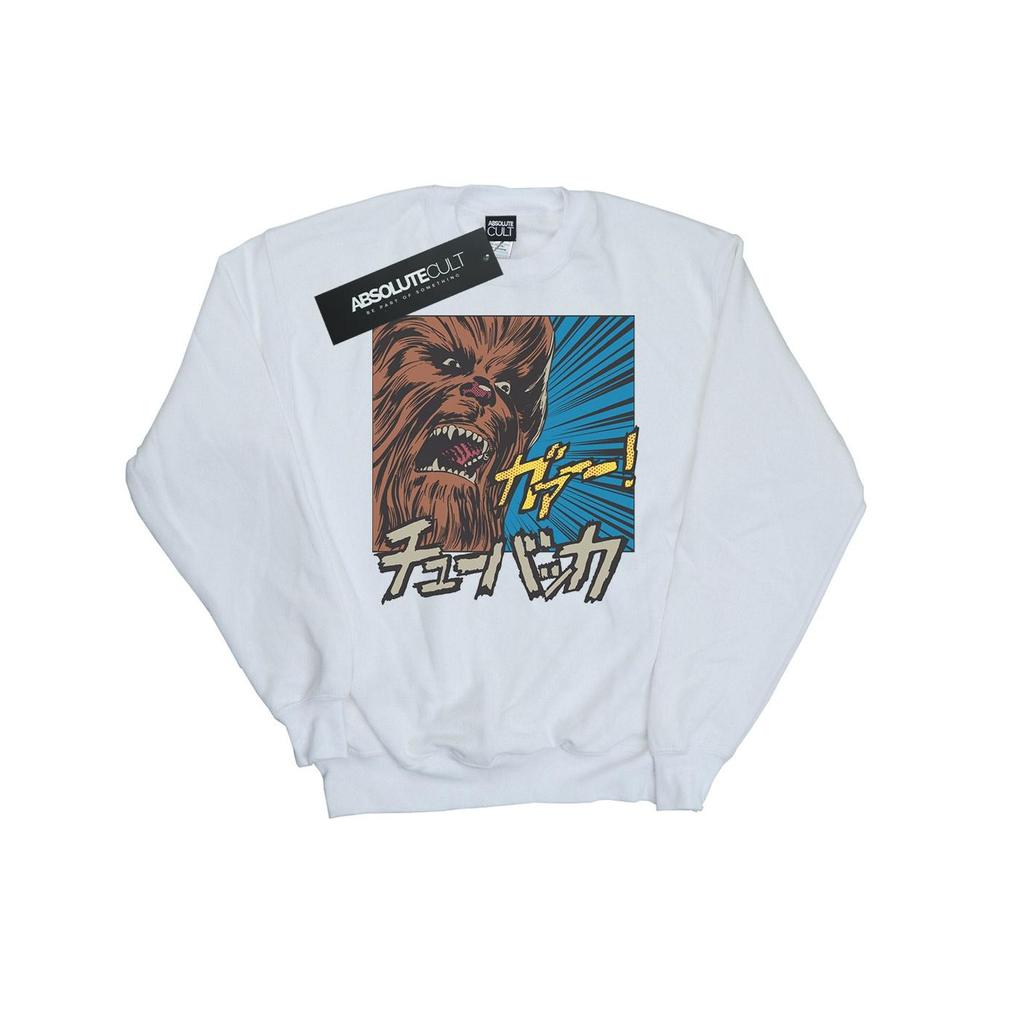 Star Wars Mens Chewbacca Roar Pop Art Sweatshirt