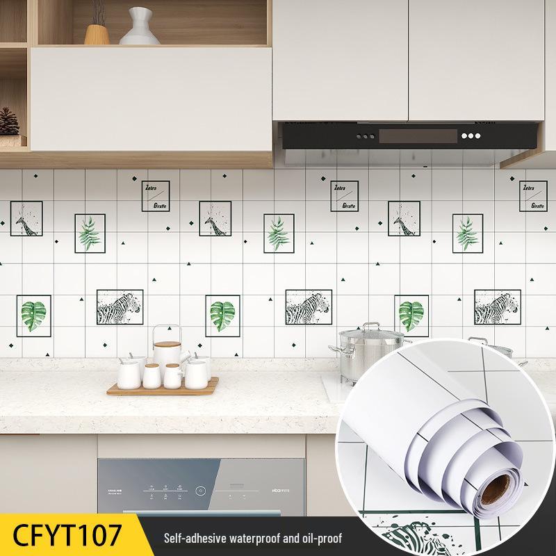 Маслостойкие и водостойкие наклейки на стену кухни: Обои для плиты против плесени, устойчивые к высоким температурам