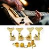 Guitar Bass Tuners Sealed Bass Tuning Key Pegs Machine Head Replacement for Electric Bass Guitar or Precision Instrument