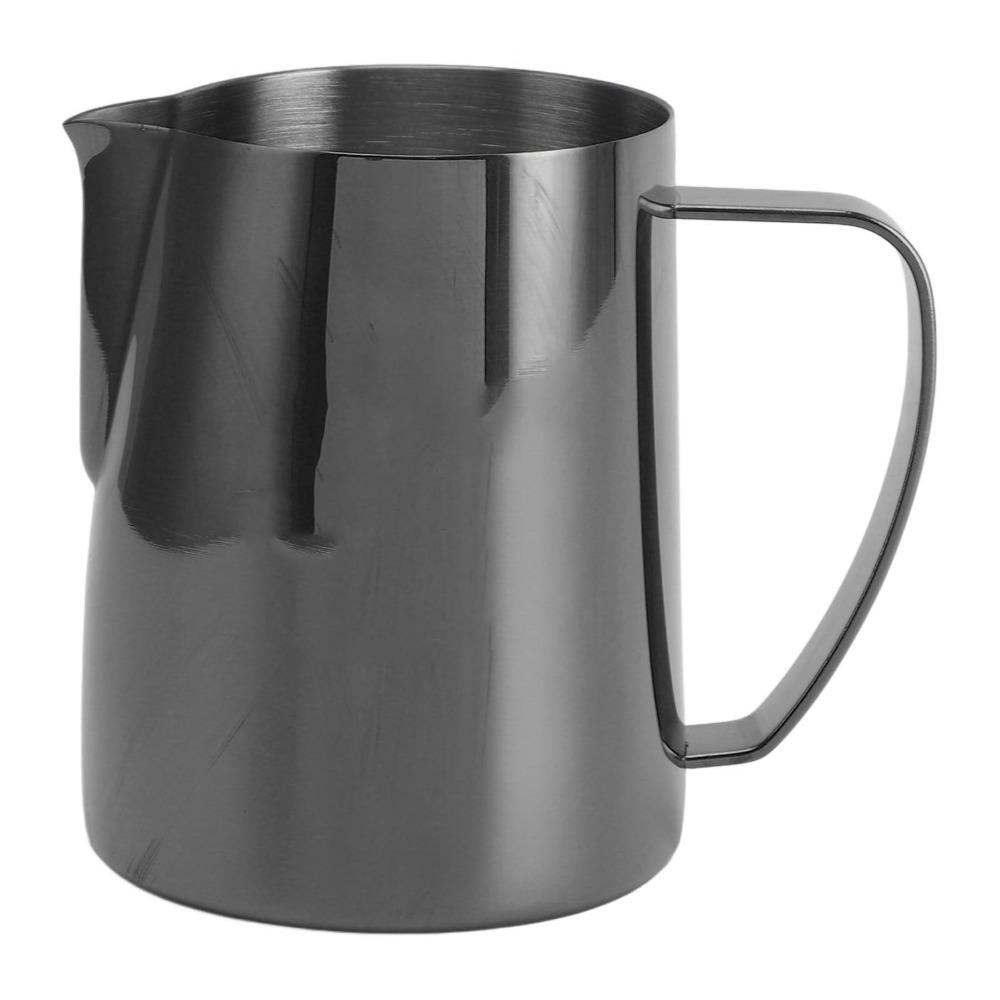 304 Stainless Steel Milk Frothing Pitcher 350ml Capacity Latte Art Pitcher  Coffee Shop Use