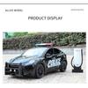 1/24 Tesla Model Y Внедорожник Сплав Полиция Новый Энергетический Автомобиль Модель Литьевой Металл Транспортные Средства Модель Автомобиля Симуляция Звука и Света Детская Игрушка Подарок