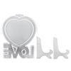 Love Photo Frame Mold Silicone Bracket Mold Display Stand Resin Casting Mold