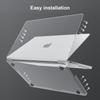 BENWIS MP-CHC For Macbook Air 13 Inch (2018-2019) A1932/(2020) A2179 A2337 Clear Laptop Case PC Shockproof Cover