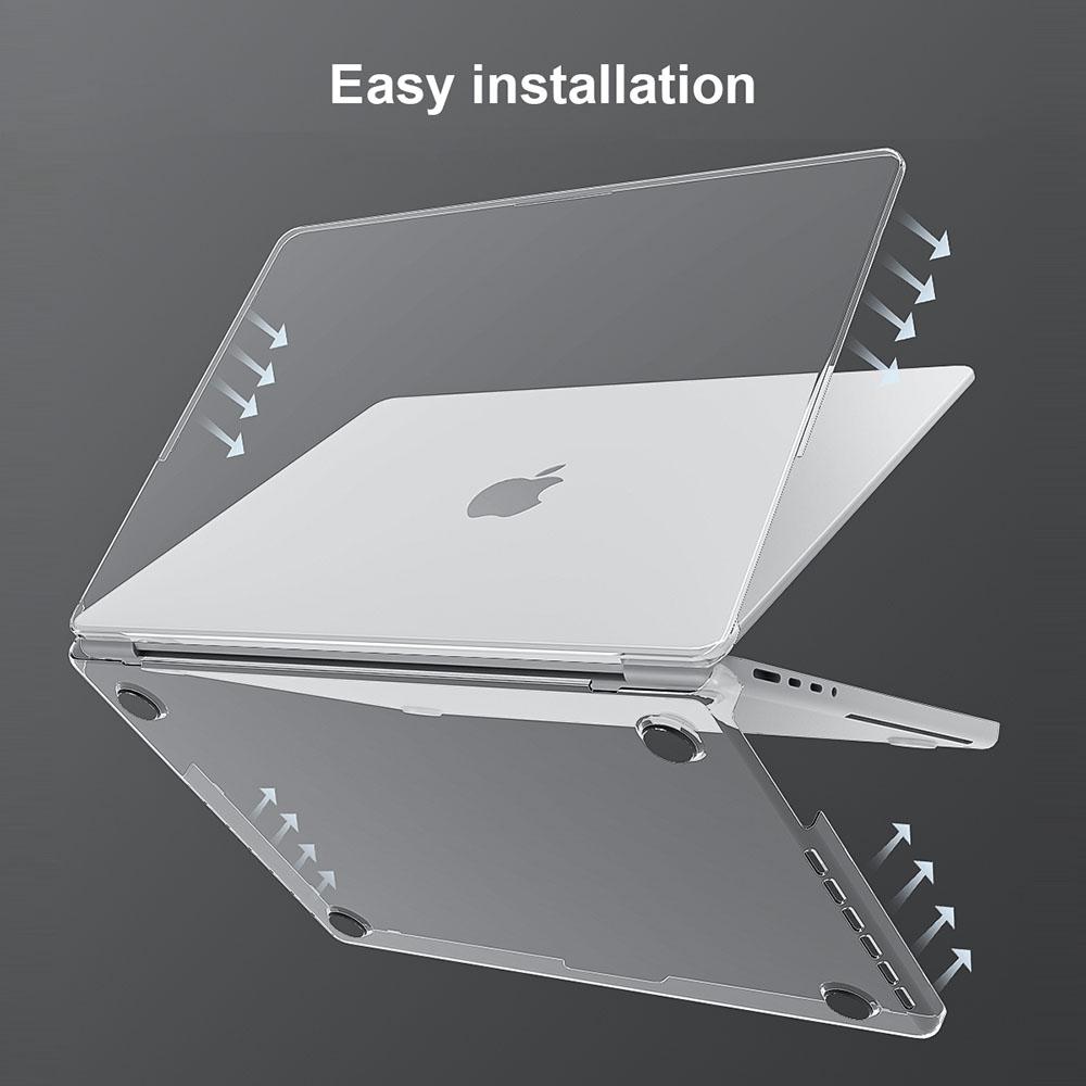 BENWIS MP-CHC For Macbook Air 13 Inch (2018-2019) A1932/(2020) A2179 A2337 Clear Laptop Case PC Shockproof Cover