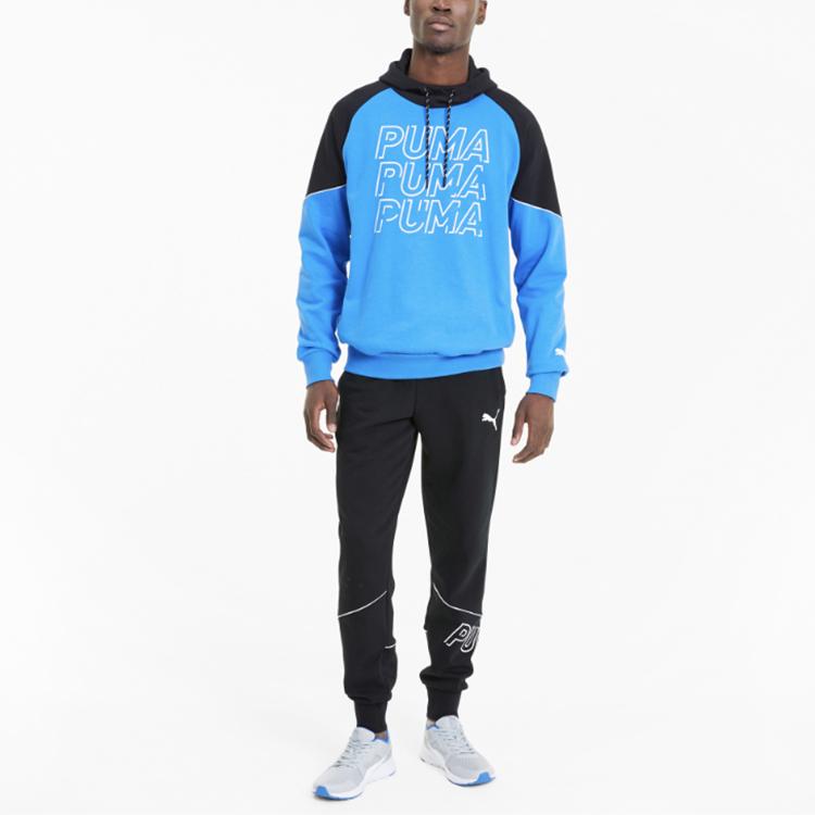 Puma Modern Sports Casual Printed Logo Jogger Knit Pants Мужские брюки Черный 845630-01