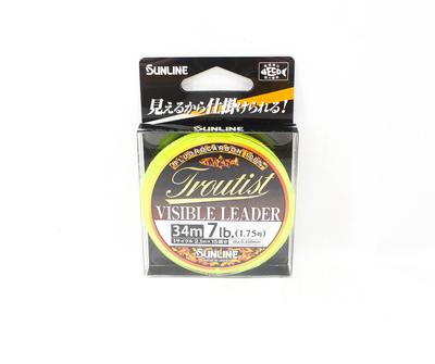 Sunline Флюорокарбоновый поводок Troutist Visible Leader HG 34м 7Lb (5247)
