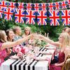 Union Triangular Bunting 25pcs British Flags 70th Anniversary England Flag Bunting for Queen s Platinum Jubilee Pub
