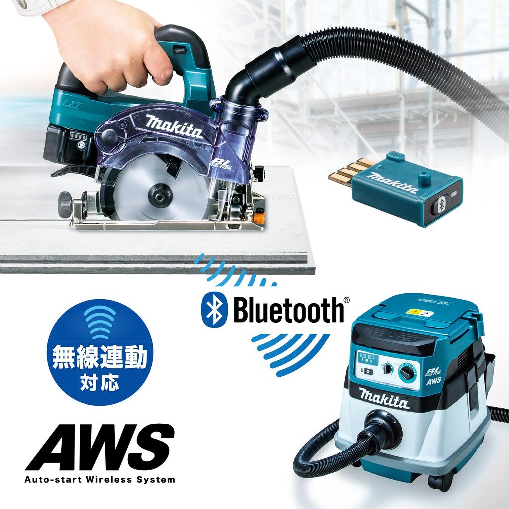 Makita 125 мм Беспроводная Пылезащитная Циркулярная Пила 18 В с 2 Аккумуляторами 6 Ач и Кейсом, (KS514DRGX)