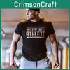Мужская приталенная футболка для зала Crossfit, фитнеса, бодибилдинга, для мышц, прочная, дышащая