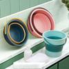 5/10L Silicone Bucket for Fishing Folding Bucket Car Wash Outdoor Fishing Supplies Square Bathroom Kitchen Camp Bucket