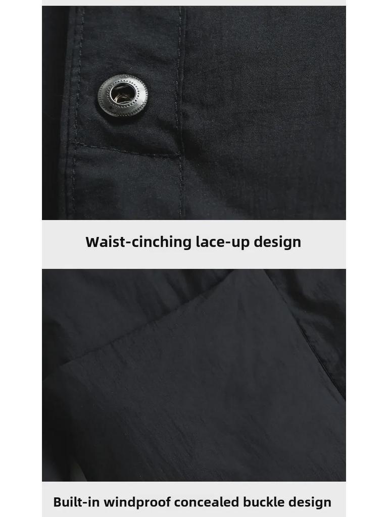 Women's 2024 Knee-Length Hooded Down Jacket - Korean Style, Thick, 90% White Duck Down