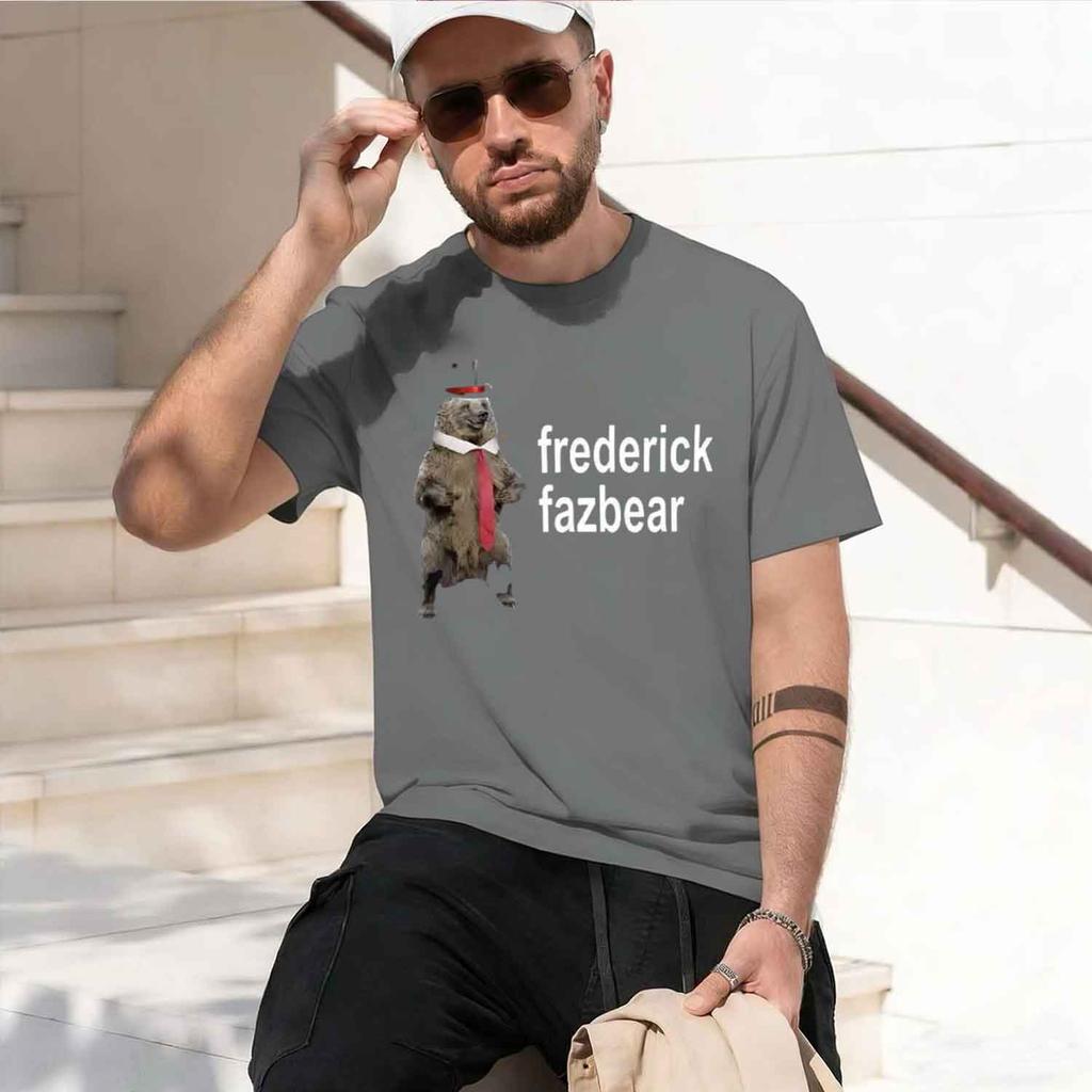 Funny Frede Faz The Fancy Tee Shirt Unisex Unisex Funy Clothing Shirt Pure Short Sve Tshirt Summer 2026 New Model Shortsleeve Crew