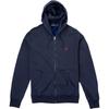 Polo Однотонная толстовка с капюшоном и молнией с логотипом Мужские толстовки 710676904-003