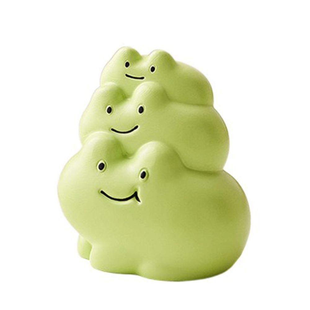 Statue Anime Frog Desktop Decoration Handmad Mini Frog Model Toy Kids Birthday Gift