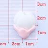 Spring Peach Blossom Handmade DIY Cartoon Bag Accessories Kit with Cream Glue & Resin Parts