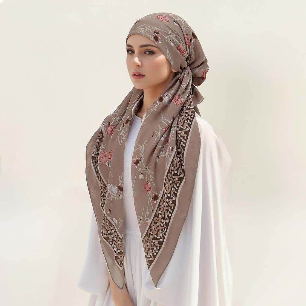 Новый мусульманский мгновенный хиджаб шарф с принтом тюрбан толстый чепчик для волос ночная шапочка тюрбан для сна эластичный хлопковый чепчик для сна