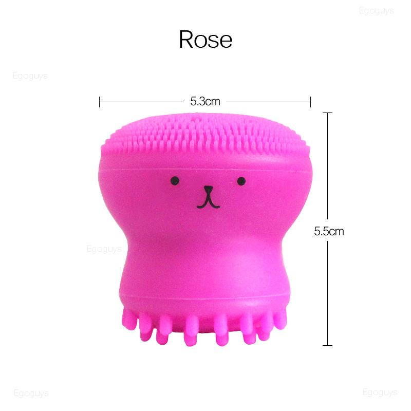 1PC Silicone Cleaning Brush Gel Washing Pad Exfoliating Blackhead Remover Facial Deep Cleansing Face Brushes Baby Bath Massager