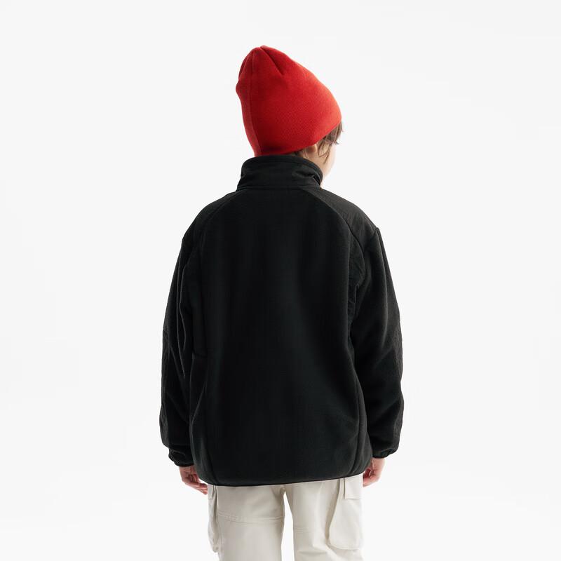 MQD Unisex Kids' Stand-Collar Fleece Jacket