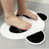 Panda Themed Silicone Massage Mat for Shower Non Slip, Exfoliating Bath Pad with Suction Cups, Perfect for Back Scrubbing