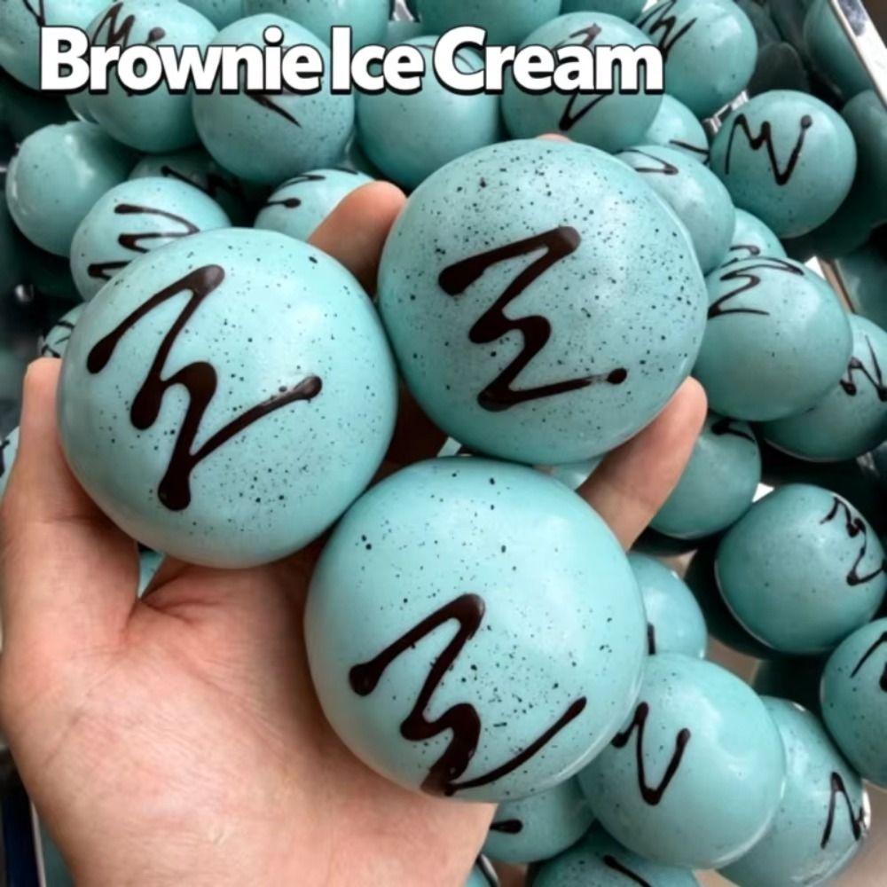 Sensory Toys Crispy Brownie Hand Relax Blocks Filled Squishy Ice Cream Squishy Children Gifts