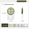 Outdoor Compass with Magnifying Glass and Ruler Scale for Students and Orienteering
