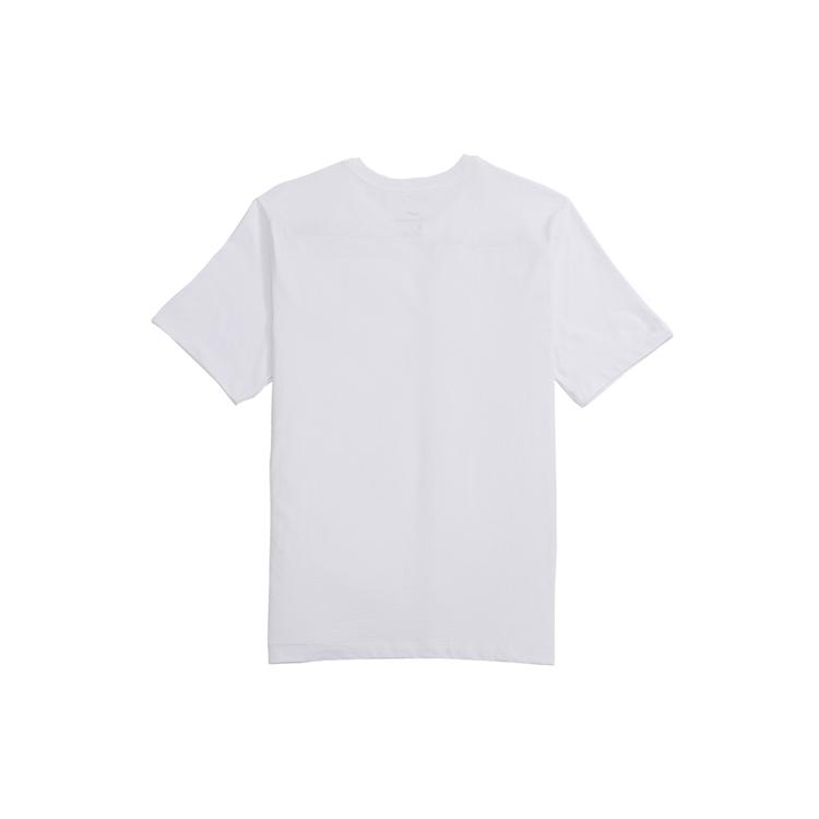 Nike T Shirts Men's White Crew Neck Moderate Straight Fit CT6301-100