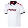 Sports Casual Color Block Polo Short Sleeve T-Shirt Unisex Tops White 633644-02