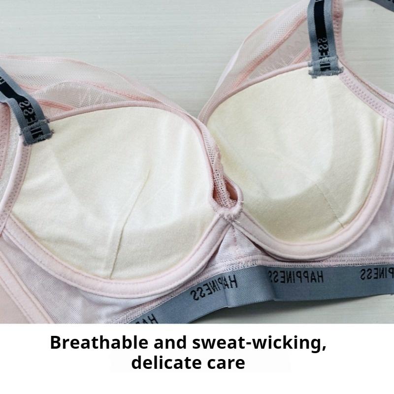 Французский стиль Маленькая грудь Пуш-ап Нижнее белье Высококачественный шелк тутового дерева Бескаркасный женский бюстгальтер