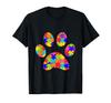 Footprint Paw Dog Jigsaw Puzzle Autism Puzzle T-Shirt