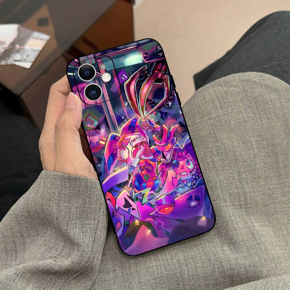 Удивительный G-Digital Чехол для телефона T-Circus Черный чехол для телефона для IPhone 17/16/15/13/14 Pro Max/ 11Plus/X/Xr/Xs Max 13mini