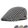Клетчатый берет, женский легкий весенне-летний мужской кепка вперед, уличная солнцезащитная кепка, шляпа художника Гэтсби