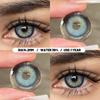 Eyeshare Синие цветные контактные линзы для глаз, натуральные линзы для глаз, серые контактные зеленые линзы, синие линзы, модные линзы, 1 пара