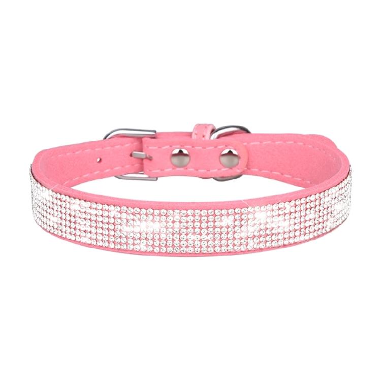 Sparkling Crystal-Diamond Adjustable Pet Collar for Puppy Small Medium Dogs Cats