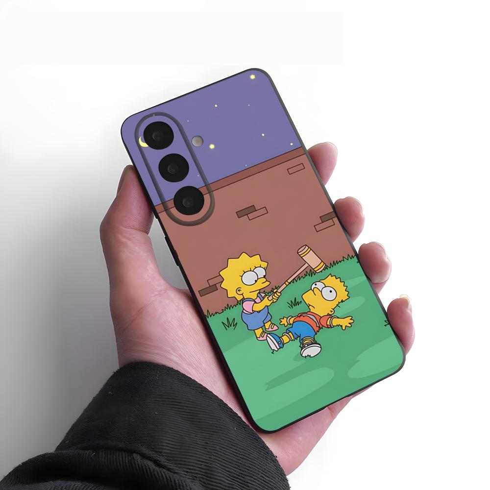 Чехол для телефона Симпсоны для Samsung S26 S25 Plus S20 S20 Plus S22 Ultra S23 FE S21 Plus S21 Ultra Мягкий чехол