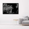 Canvas print, Rio de Janeiro - city plan