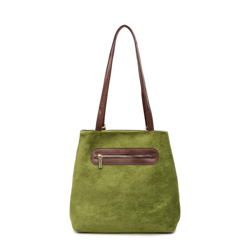 Ретро сумка большой вместимости женская 2025 новая трендовая модная плечевая сумка-тоут с дизайнерским чутьем, нишевый рюкзак для通勤