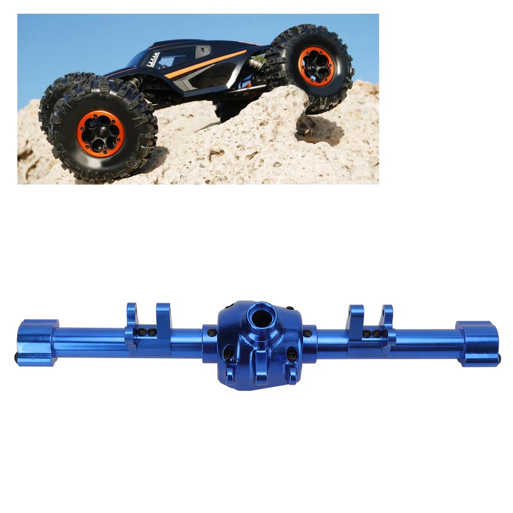 RC Rear Axle Housing Aluminium Alloy Integrated Anodized Replacement for 1Celsius6 SCX6 Cars