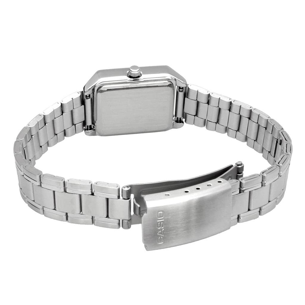 Casio Casio Standard Cheap Casio Women's Quartz Watch with Brass and Stainless Steel Case, Silver, LTP-V007D-7B [Parallel Import]