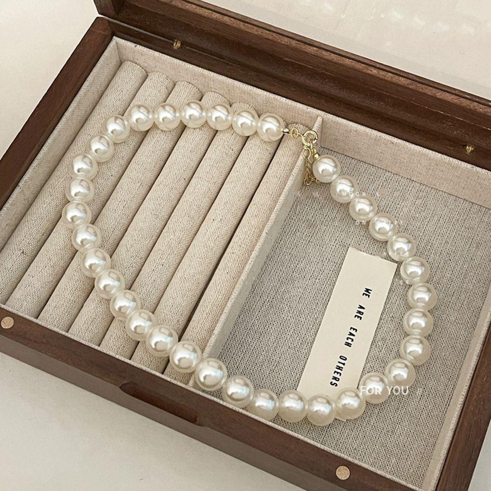 Clavicle Chains Baroque Pearl Chokers Women Clavicle Chain Pearl Necklace Korean Style Necklace